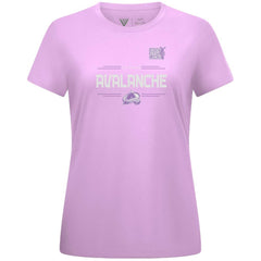 NHL Cale Makar Colorado Avalanche Levelwear Women's Hockey Fights Cancer Anthem Name & Number T-Shirt