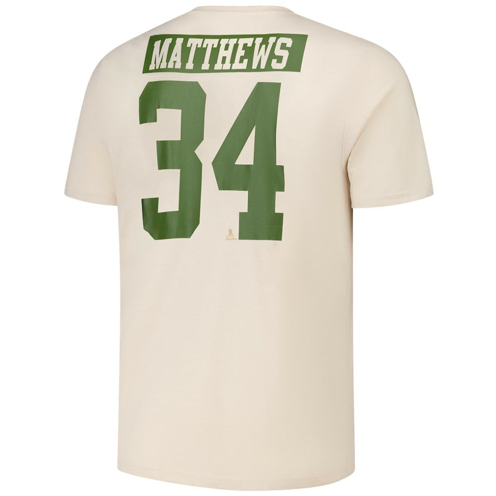 NHL Auston Matthews Toronto Maple Leafs Levelwear 2024 NHL Military Appreciation Richmond Delta Player Name & Number T-Shirt