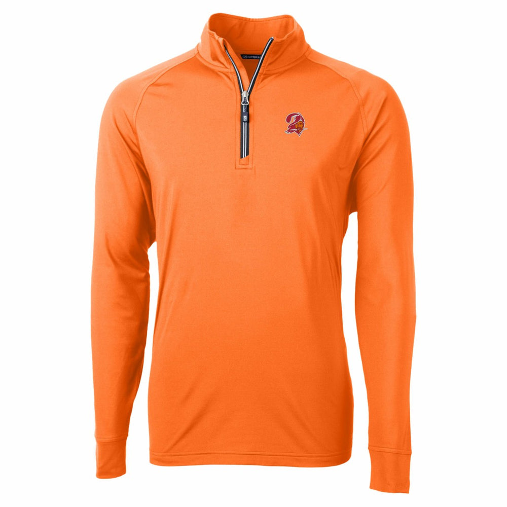 Cutter & Buck Adapt Eco DryTec Raglan Quarter-Zip Jacket - Tampa Bay Buccaneers Jackets
