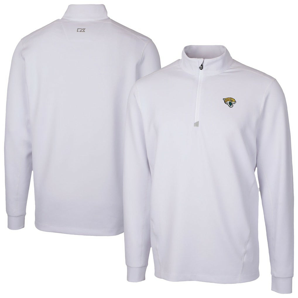 Cutter & Buck Traverse Stretch Quarter-Zip Top - Jacksonville Jaguars Tops