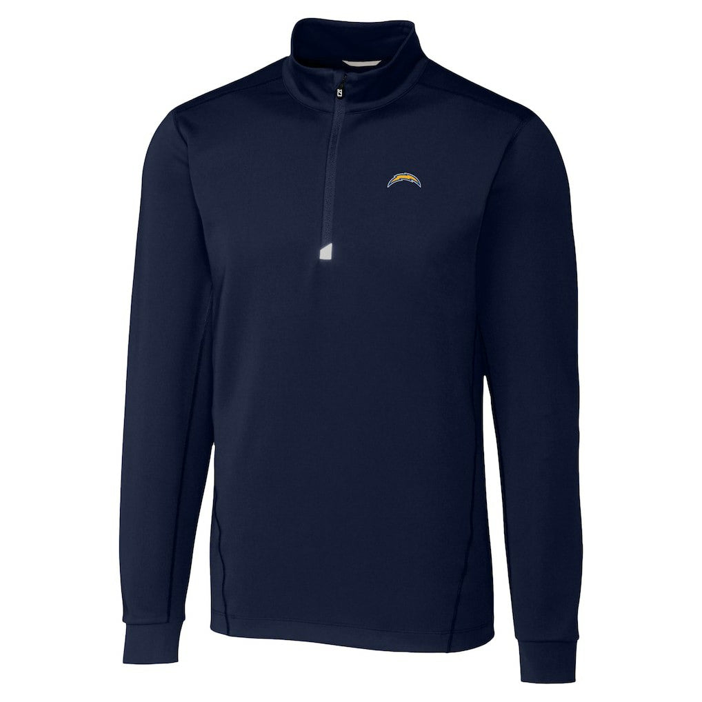 Cutter & Buck Traverse Stretch Quarter-Zip Top - Los Angeles Chargers Tops