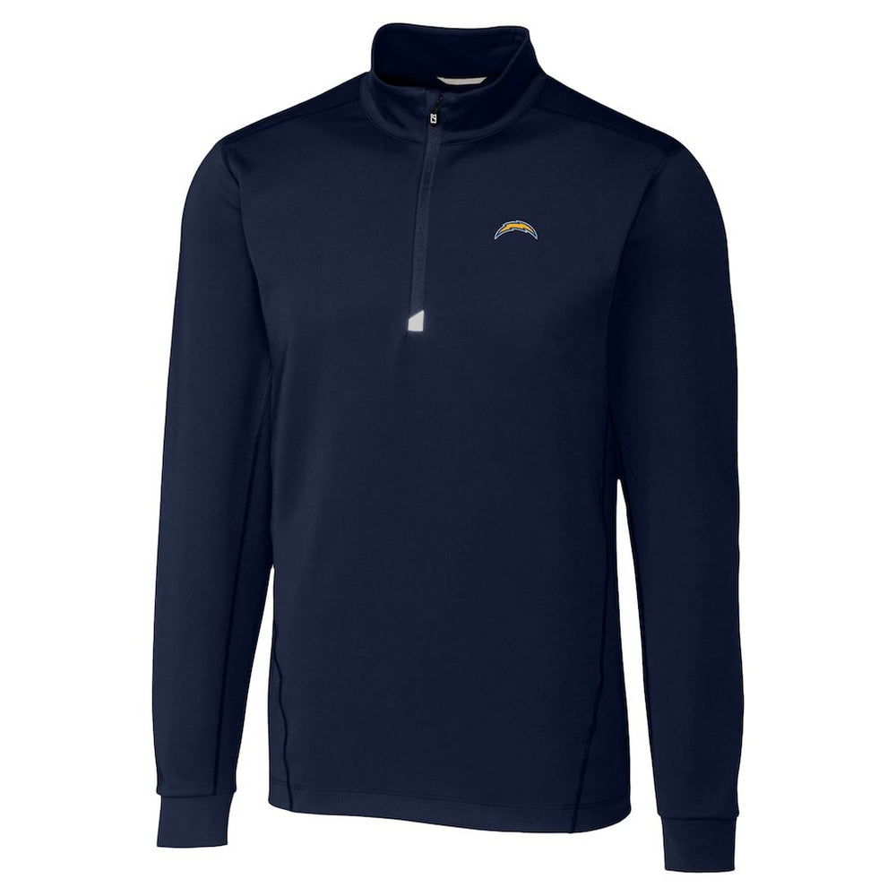 Cutter & Buck Traverse Stretch Quarter-Zip Top - Los Angeles Chargers Tops
