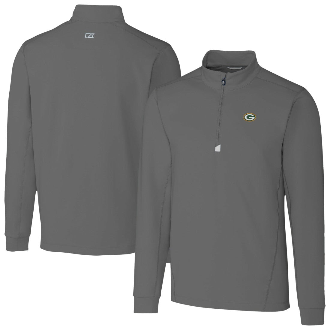 Cutter & Buck Traverse Stretch Quarter-Zip Top - Green Bay Packers Tops