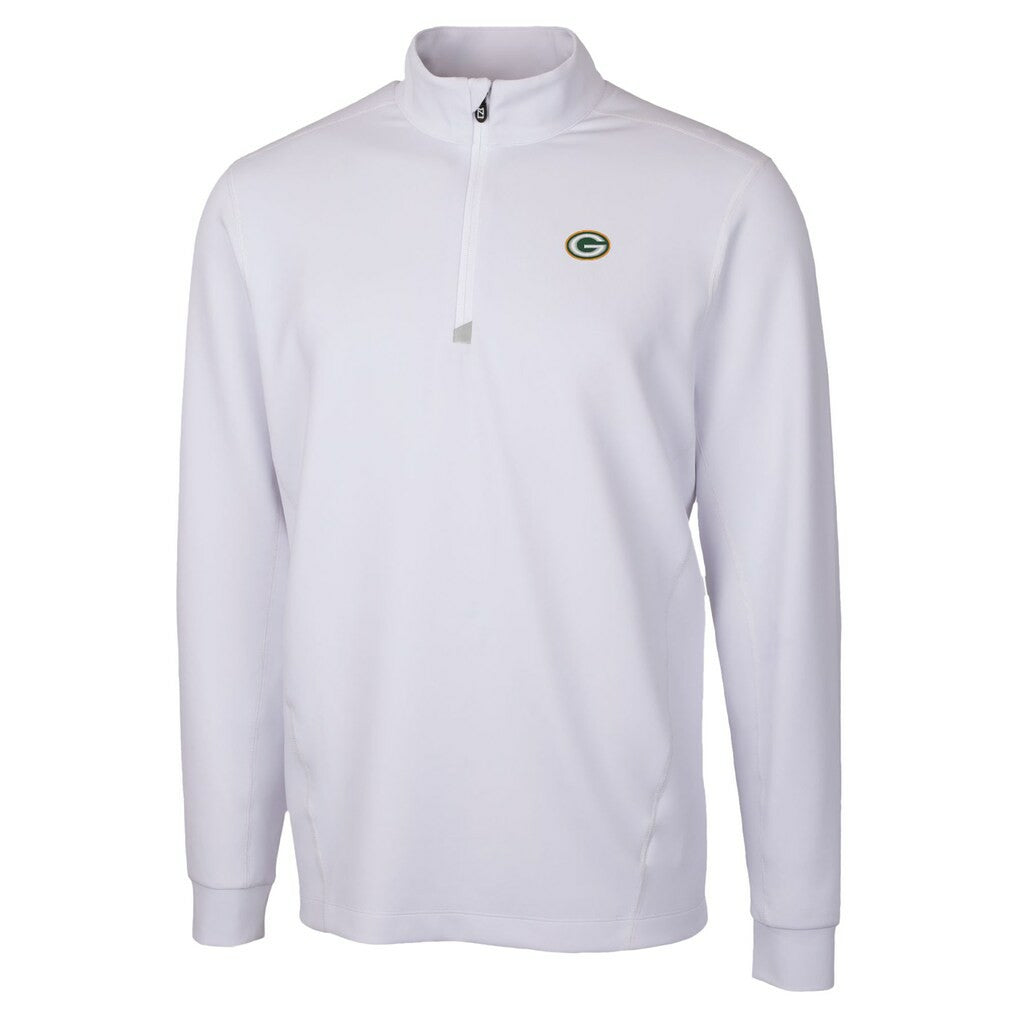 Cutter & Buck Traverse Stretch Quarter-Zip Top - Green Bay Packers Tops