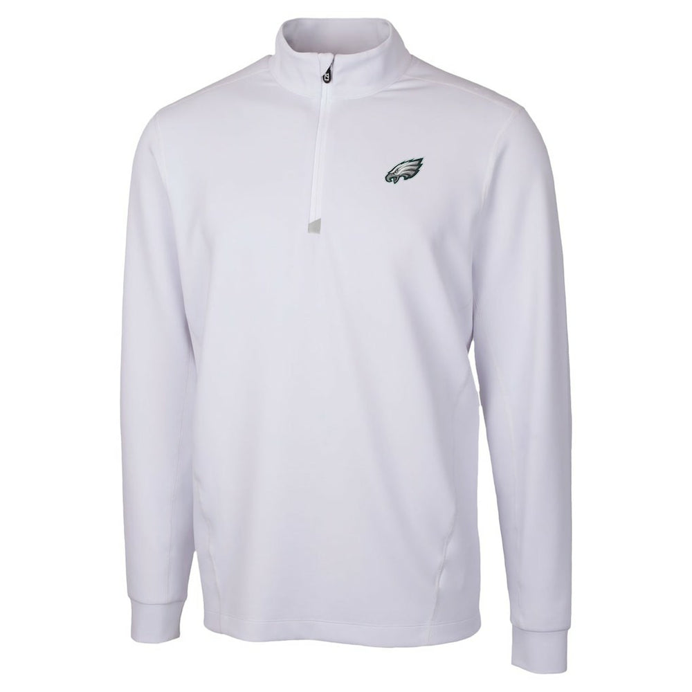 Cutter & Buck Traverse Stretch Quarter-Zip Top - Philadelphia Eagles Tops