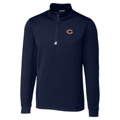 Cutter & Buck Traverse Stretch Quarter-Zip Top - Chicago Bears Tops