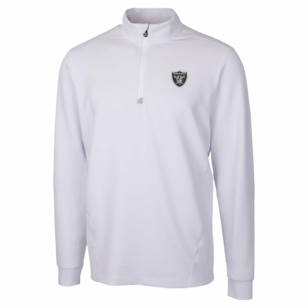 Cutter & Buck Traverse Stretch Quarter-Zip Top - Las Vegas Raiders Tops