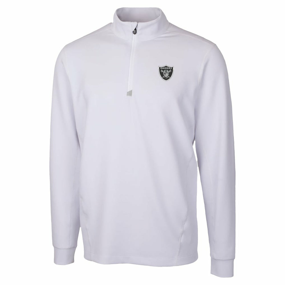 Cutter & Buck Traverse Stretch Quarter-Zip Top - Las Vegas Raiders Tops