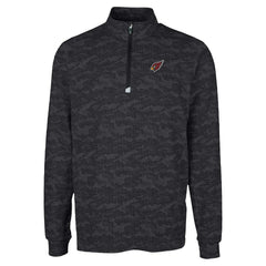 Cutter & Buck Traverse Camo Print Stretch Quarter-Zip Top - Arizona Cardinals Tops