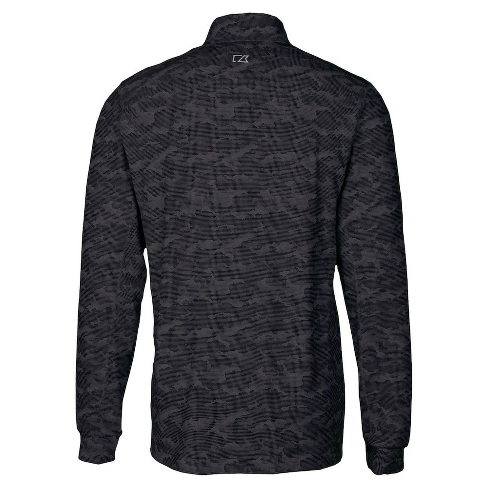 Cutter & Buck Traverse Camo Print Stretch Quarter-Zip Top - Washington Commanders Tops