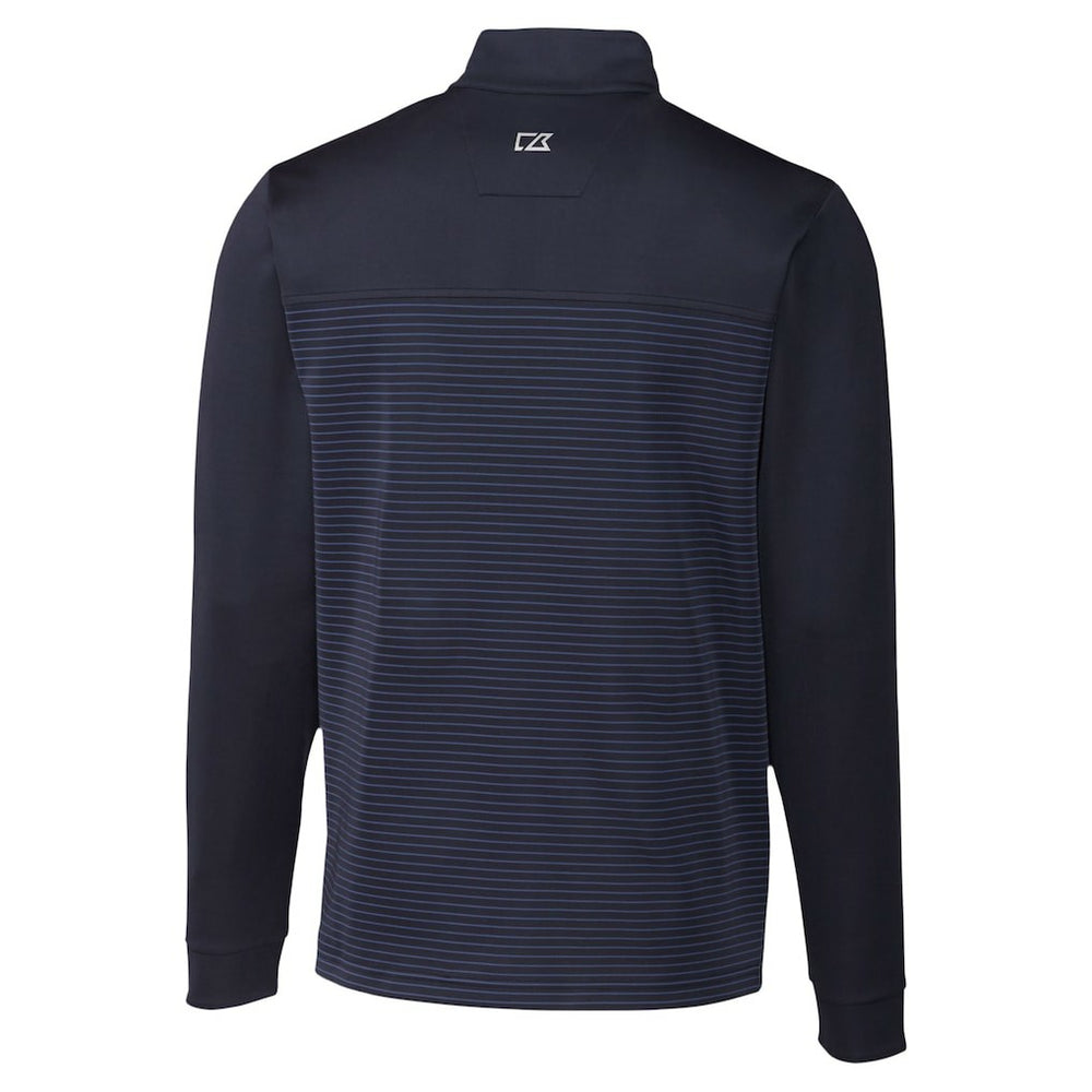 Cutter & Buck Traverse Stripe Stretch DryTec Quarter-Zip Top - Seattle Seahawks Tops
