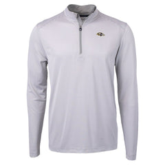 Cutter & Buck Virtue Eco Pique Micro Stripe Quarter-Zip Jacket - Baltimore Ravens Jackets