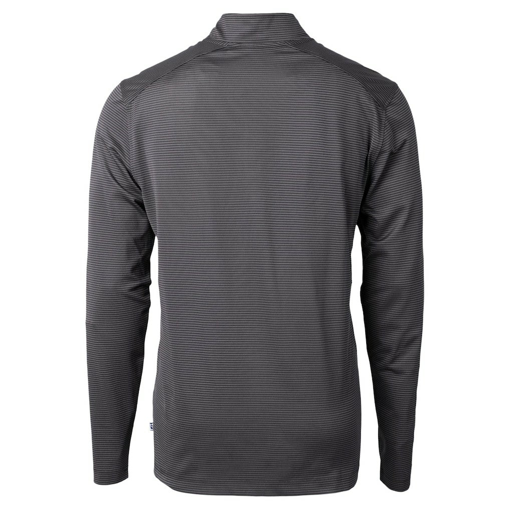 Cutter & Buck Virtue Eco Pique Micro Stripe Quarter-Zip Jacket - Baltimore Ravens Jackets