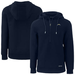 Cutter & Buck Roam Eco Recycled Half-Zip Hoodie - Los Angeles Chargers Hoodies
