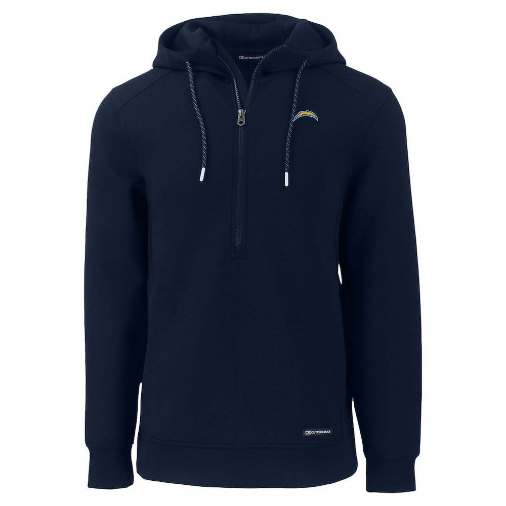Cutter & Buck Roam Eco Recycled Half-Zip Hoodie - Los Angeles Chargers Hoodies