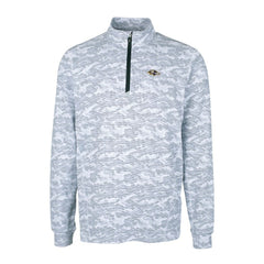 Cutter & Buck Big & Tall Traverse Eco Camo Tri-Blend DryTec Quarter-Zip Jacket - Baltimore Ravens Jackets