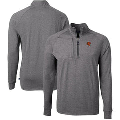 Cutter & Buck Big & Tall Adapt Eco Raglan Quarter-Zip Jacket - Cincinnati Bengals Jackets