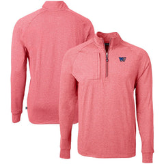Cutter & Buck Big & Tall Adapt Eco Raglan Quarter-Zip Jacket - Washington Commanders Jackets
