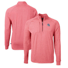 Cutter & Buck Big & Tall Adapt Eco Raglan Quarter-Zip Jacket - Buffalo Bills Jackets