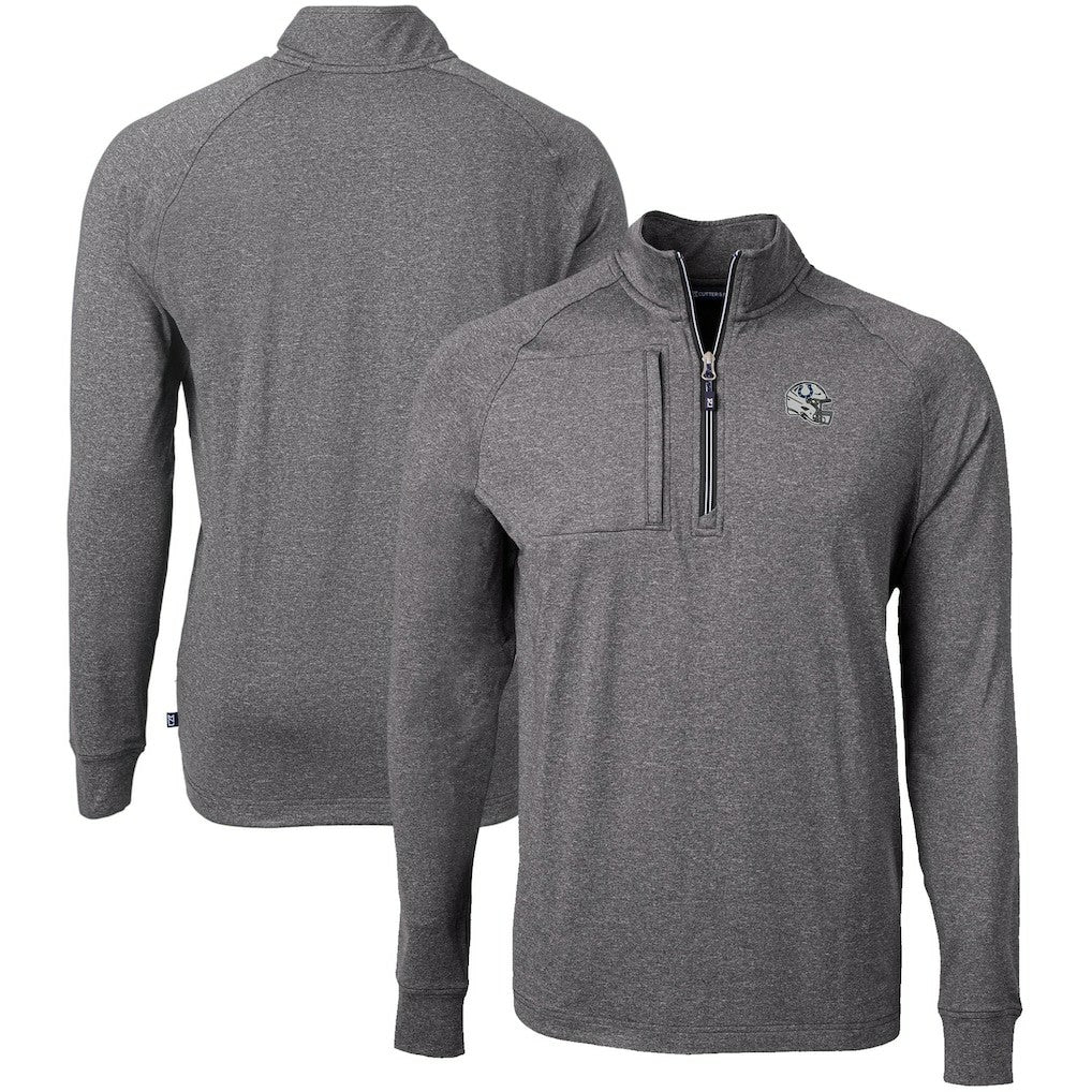 Cutter & Buck Big & Tall Adapt Eco Raglan Quarter-Zip Jacket - Indianapolis Colts Jackets