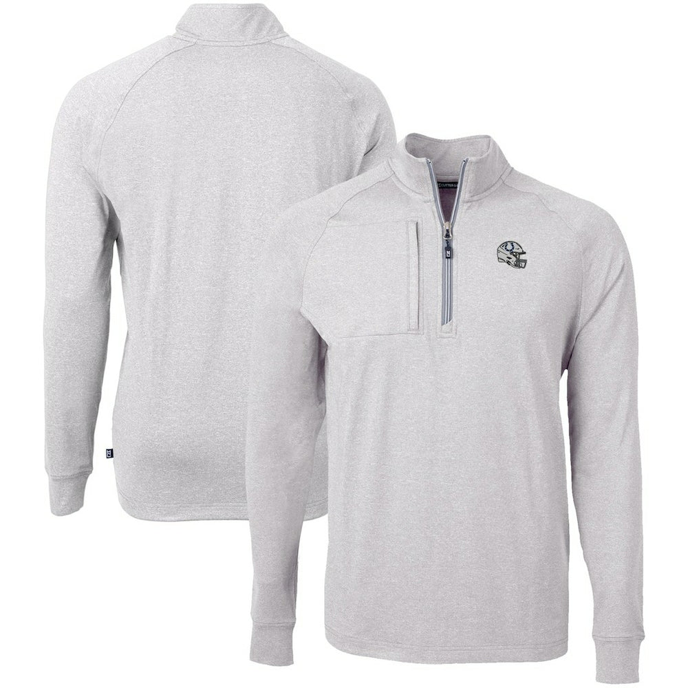 Cutter & Buck Big & Tall Adapt Eco Raglan Quarter-Zip Jacket - Indianapolis Colts Jackets