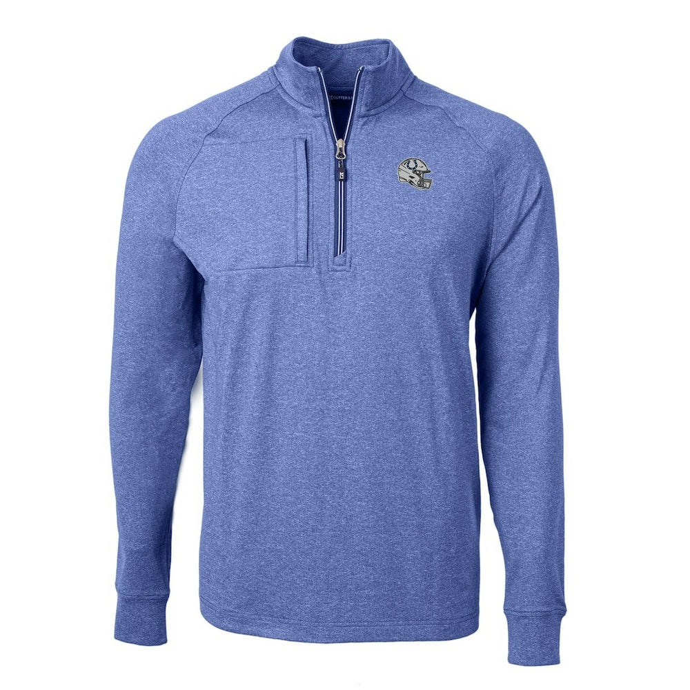 Cutter & Buck Big & Tall Adapt Eco Raglan Quarter-Zip Jacket - Indianapolis Colts Jackets