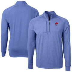 Cutter & Buck Big & Tall Adapt Eco Raglan Quarter-Zip Jacket - Buffalo Bills Jackets
