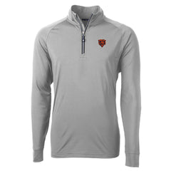 Cutter & Buck Big & Tall Adapt Eco DryTec Raglan Quarter-Zip Jacket - Chicago Bears Jackets
