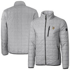 Cutter & Buck Big & Tall Rainier PrimaLoft Eco Insulated Full-Zip Hoodie Puffer Jacket - Minnesota Vikings Hoodies