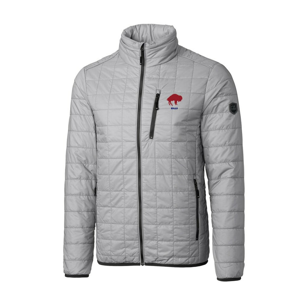 Cutter & Buck Big & Tall Rainier PrimaLoft Eco Insulated Full-Zip Puffer Jacket - Buffalo Bills Jackets