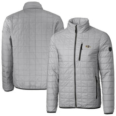 Cutter & Buck Big & Tall Rainier PrimaLoft Eco Insulated Full-Zip Hoodie Puffer Jacket - Baltimore Ravens Hoodies