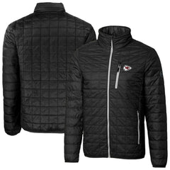Cutter & Buck Big & Tall Rainier PrimaLoft Eco Insulated Full-Zip Hoodie Puffer Jacket - Kansas City Chiefs Hoodies
