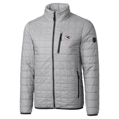 Cutter & Buck Big & Tall Rainier PrimaLoft Eco Insulated Full-Zip Hoodie Puffer Jacket - Kansas City Chiefs Hoodies