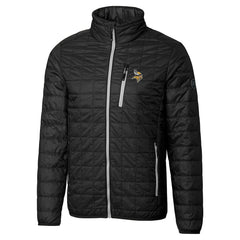 Cutter & Buck Big & Tall Rainier PrimaLoft Eco Insulated Full-Zip Hoodie Puffer Jacket - Minnesota Vikings Hoodies