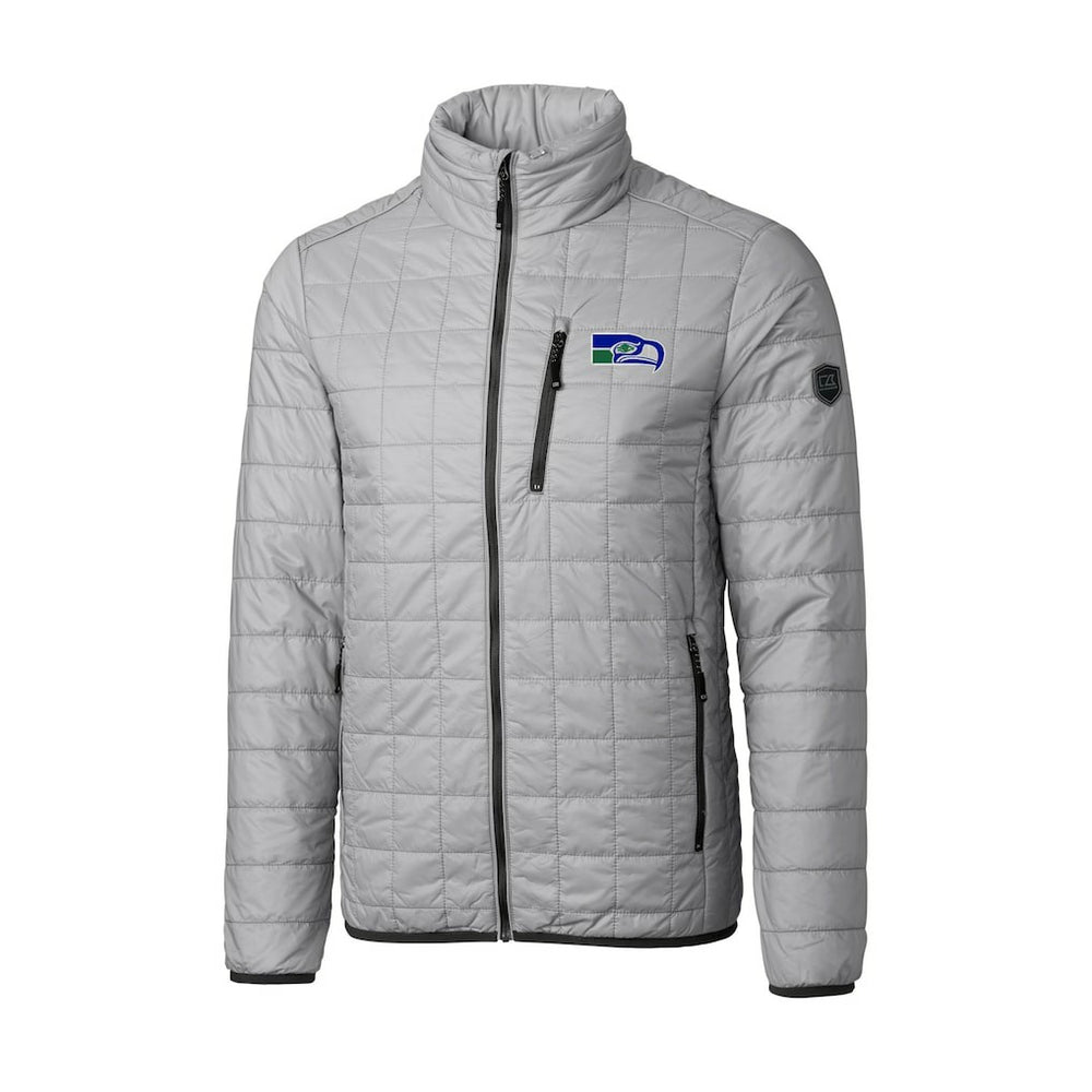 Cutter & Buck Big & Tall Rainier PrimaLoft Eco Insulated Full-Zip Puffer Jacket - Seattle Seahawks Jackets