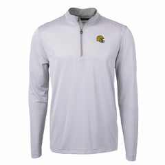 Cutter & Buck Big & Tall Virtue Eco Pique Micro Stripe Tri-Blend Quarter-Zip Jacket - Green Bay Packers Jackets