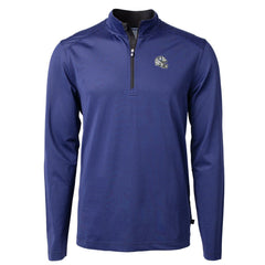 Cutter & Buck Big & Tall Virtue Eco Pique Micro Stripe Tri-Blend Quarter-Zip Jacket - Indianapolis Colts Jackets