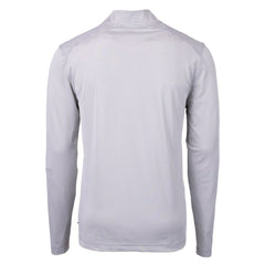 Cutter & Buck Big & Tall Virtue Eco Pique Micro Stripe Tri-Blend Quarter-Zip Jacket - Buffalo Bills Jackets
