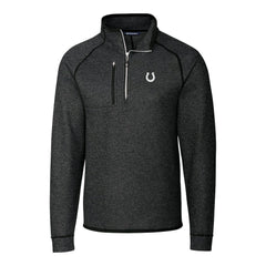 Cutter & Buck Big & Tall Mainsail Sweater-Knit Half-Zip Jacket - Indianapolis Colts Jackets