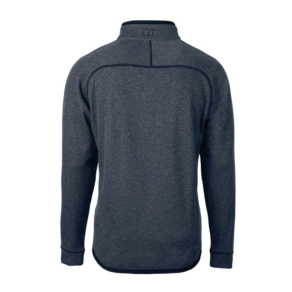 Cutter & Buck Big & Tall Mainsail Sweater-Knit Half-Zip Jacket - New England Patriots Jackets