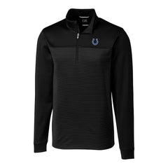 Cutter & Buck Traverse Eco Stripe Tri-Blend DryTec Quarter-Zip Jacket - Indianapolis Colts Jackets