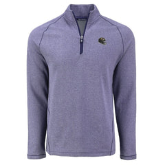 Cutter & Buck Peshastin Eco Fleece Tri-Blend Raglan Recycled Quarter-Zip Jacket - Baltimore Ravens Jackets
