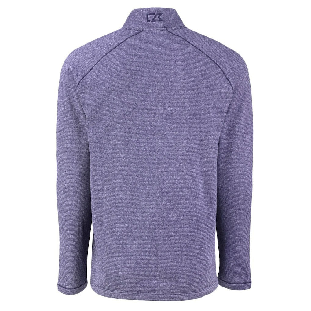 Cutter & Buck Peshastin Eco Fleece Tri-Blend Raglan Recycled Quarter-Zip Jacket - Baltimore Ravens Jackets