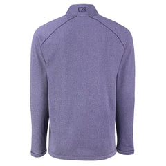 Cutter & Buck Peshastin Eco Fleece Tri-Blend Raglan Recycled Quarter-Zip Jacket - Baltimore Ravens Jackets