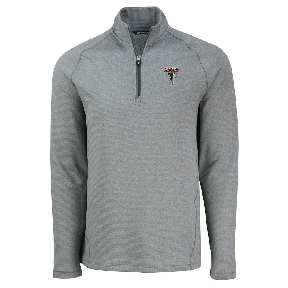 Cutter & Buck Peshastin Eco Fleece Tri-Blend Raglan Recycled Quarter-Zip Jacket - Atlanta Falcons Jackets