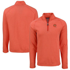 Cutter & Buck Peshastin Eco Fleece Tri-Blend Raglan Recycled Quarter-Zip Jacket - Cincinnati Bengals Jackets