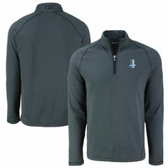 Cutter & Buck Peshastin Eco Fleece Tri-Blend Raglan Recycled Quarter-Zip Jacket - Detroit Lions Jackets