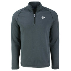 Cutter & Buck Peshastin Eco Fleece Tri-Blend Raglan Recycled Quarter-Zip Jacket - Kansas City Chiefs Jackets