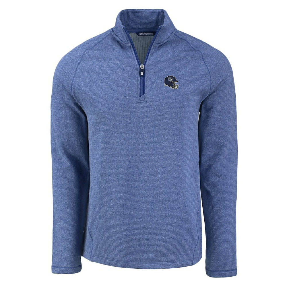Cutter & Buck Peshastin Eco Fleece Tri-Blend Raglan Recycled Quarter-Zip Jacket - New York Giants Jackets