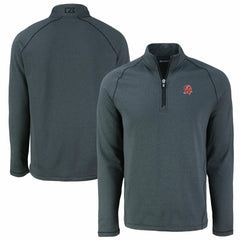 Cutter & Buck Peshastin Eco Fleece Tri-Blend Raglan Recycled Quarter-Zip Jacket - Tampa Bay Buccaneers Jackets